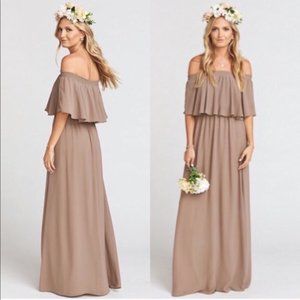 Show me your Mumu Hacienda Dune Chiffon Maxi Dress
